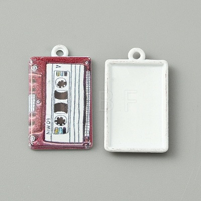 Baking Paint Alloy Pendants LS-FIND-WH0152-228A-1