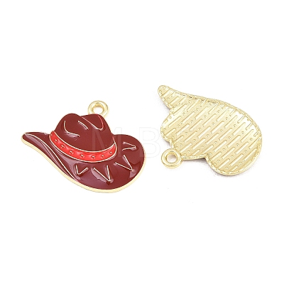 West Cowboy Theme Alloy Enamel Pendants ENAM-L056-01F-05-1