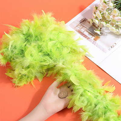 Turkey Feather Fluff Boa for Dancing DIY-WH0568-10E-1