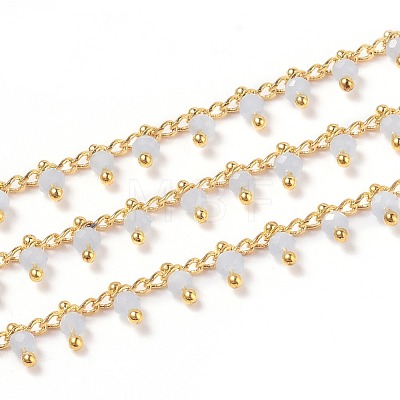 Handmade Glass Beaded Chains CHC-K008-B09-1
