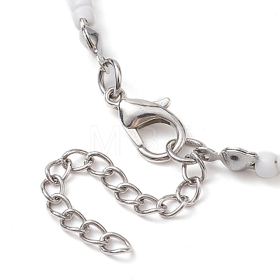 Glass Bead Necklaces for Women NJEW-JN04671-1