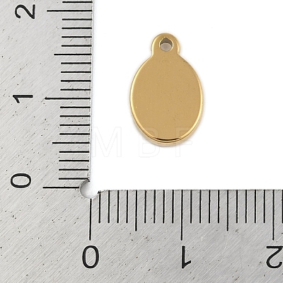 Ion Plating(IP) 304 Stainless Steel Rack Plating Pendant Cabochon Settings STAS-U019-40G-1