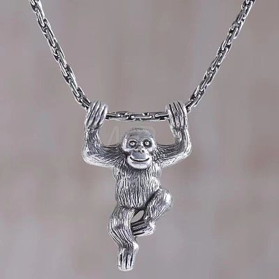 Vintage Alloy Animal Pendant Necklaces WG707AD-01-1