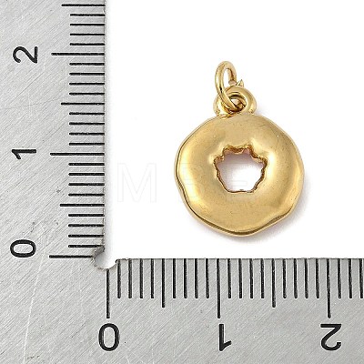 304 Stainless Steel Enamel Pendants STAS-M120-03B-G-1