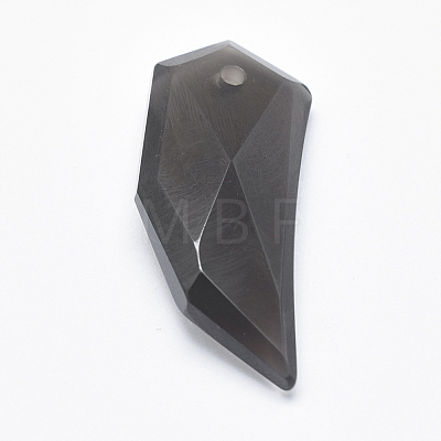 Natural Obsidian Pendants G-P360-25A-1