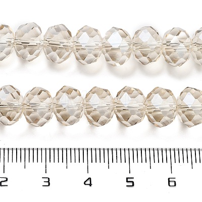 Handmade Imitate Austrian Crystal Faceted Rondelle Glass Beads X-G02YI0P3-1