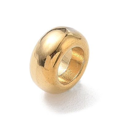 Brass European Beads KK-CBA109E-06G-1