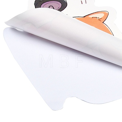 50Pcs Cartoon Animals Paper Self-Adhesive Picture Stickers STIC-C010-07-1
