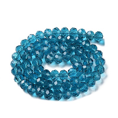 Glass Beads Strands EGLA-A034-T8mm-D27-01-1