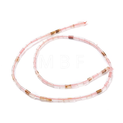 Cherry Quartz Glass Beads Strands G-M389-03-1