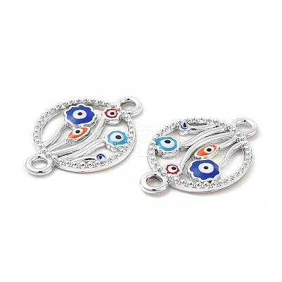 Alloy Enamel Connector Charms FIND-H039-09P-1
