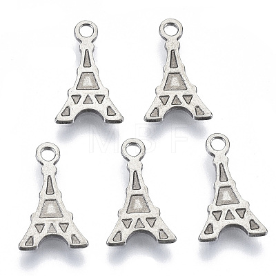 Non-Tarnish 201 Stainless Steel Charms STAS-R116-068-1