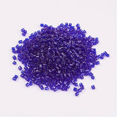 11/0 Two Cut Round Hole Glass Seed Beads SEED-G006-2mm-08-1