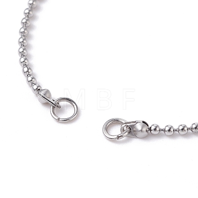 304 Stainless Steel Ball Chains AJEW-JB01095-1