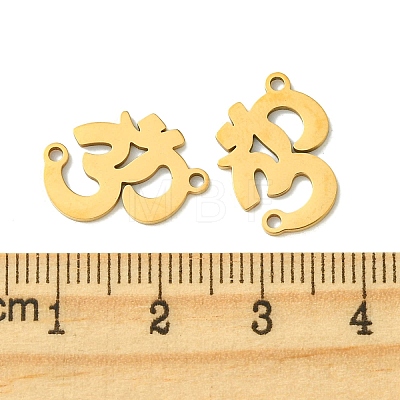 201 Stainless Steel Connector Charms STAS-U003-04G-1