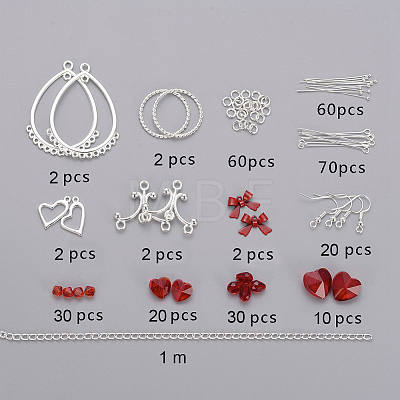 Valentine's Day DIY Earrings Making DIY-JP0003-60S-1