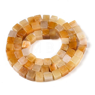 Natural Topaz Jade Beads Strands G-T139-6x6-30B-1