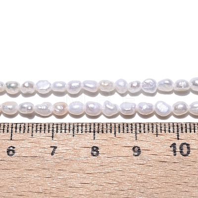 Natural Cultured Freshwater Pearl Beads Strands PEAR-N014-03E-01-1