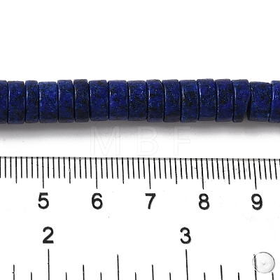 Dyed Natural Sesame Jasper Imitation Lapis Lazuli Beads Strands G-K368-A01-01-1