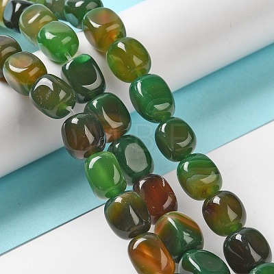 Natural Agate Beads Strands G-H295-A01-10-1