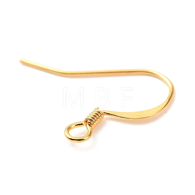 Brass Earring Hooks KK-F824-015B-G-1