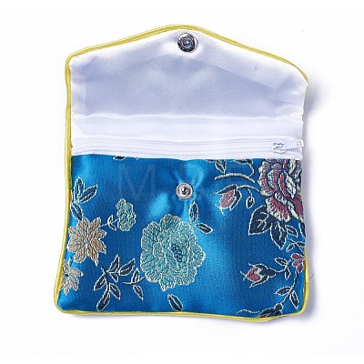 Embroidery Damask Cloth Pouches ABAG-WH0023-04A-03-1