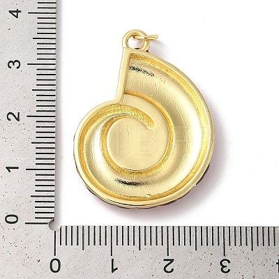 Rack Plating Brass Enamel Pendants KK-Z056-36G-02-1