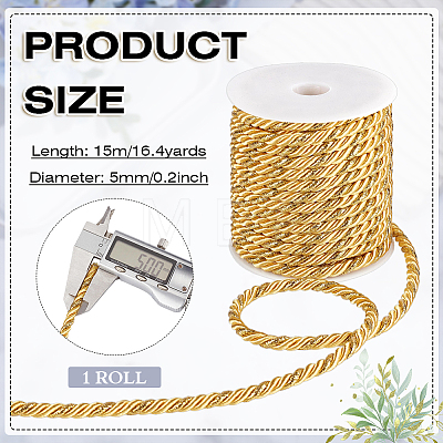 1 Roll 3-Ply Polycotton Twisted Cord OCOR-MA0001-95A-1