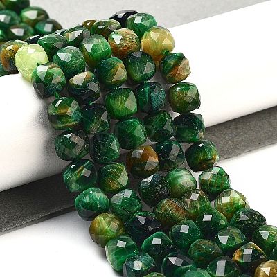 Natural Tiger Eye Dyed Beads Strands G-H028-A01-01-1