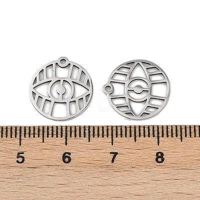201 Stainless Steel Pendants STAS-U052-02C-P-1