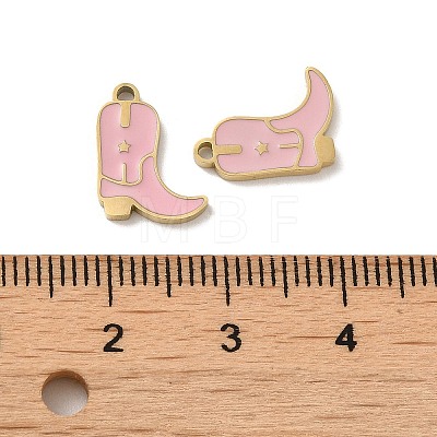Ion Plating(IP) 316L Surgical Stainless Steel Charms STAS-D035-08G-1