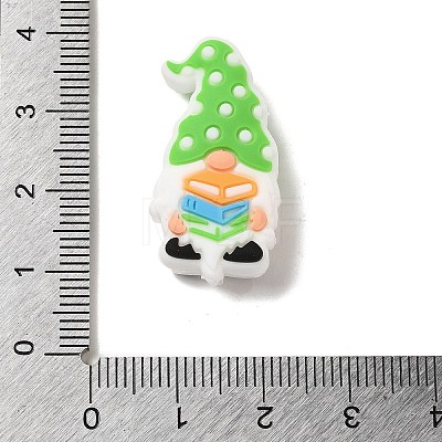 Gnome Food Grade Eco-Friendly Silicone Focal Beads SIL-C005-05C-1