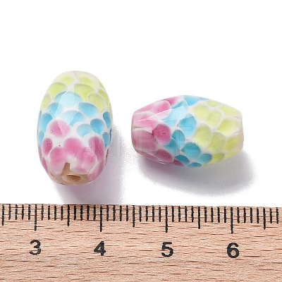 Two Tone Handmade Lampwork Beads LAMP-K042-01C-1