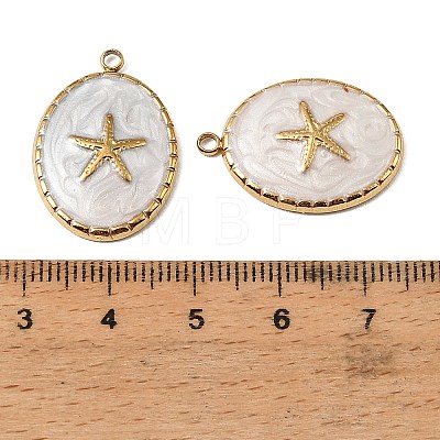 304 Stainless Steel Enamel Pendants STAS-I371-02G-02-1