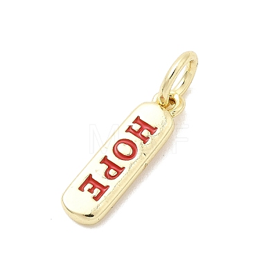 Brass Enamel Charms KK-P338-01G-E02-1