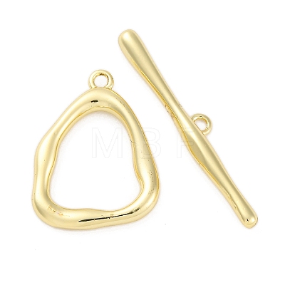 Brass Toggle Clasps KK-Z084-06G-1