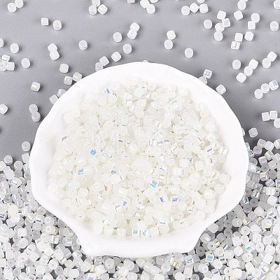 FGB Imitation Jade Colours Glass Seed Beads SEED-Q040-07A-C01-1