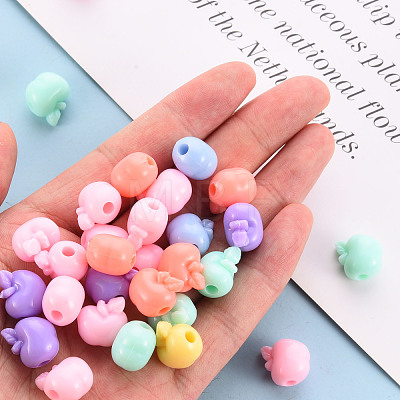 Opaque Acrylic Beads TACR-S154-43D-1