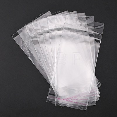 Rectangle Clear Cellophane Bags X-OPC-R010-14x6cm-1