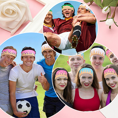4Pcs 4 Colors Polyester Headbands for Women Girls OHAR-CN0001-05-1