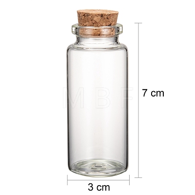 Glass Jar Glass Bottles Bead Containers AJEW-S074-02G-1