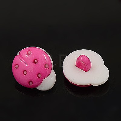 Acrylic Shank Buttons BUTT-E008-A-02-1