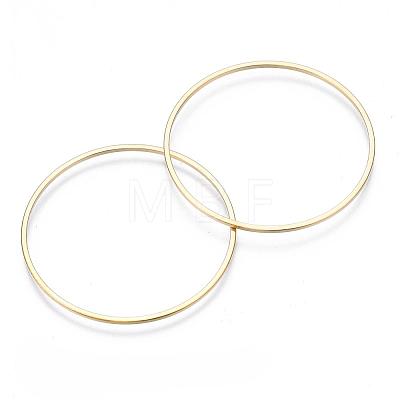 Brass Linking Rings KK-S327-06KC-35mm-1