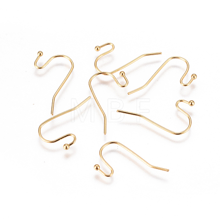 304 Stainless Steel Earring Hooks X-STAS-F227-27-G-1