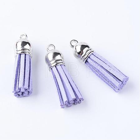 Faux Suede Tassel Pendant Decorations FIND-T002-A25-1