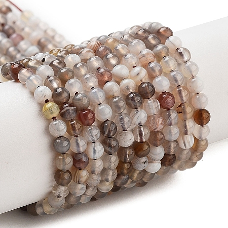 Natural Botswana Agate Beads Strands X-G-G143-A02-01-1