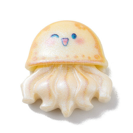 Ocean Theme Opaque Resin Sea Animal Cabochons RESI-D071-01F-1