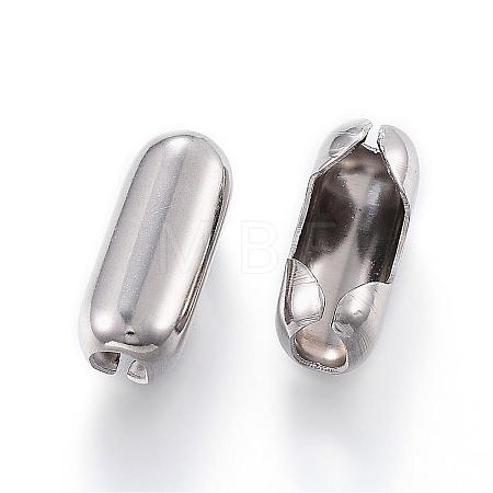 Tarnish Resistant 304 Stainless Steel Ball Chain Connectors STAS-K121-01-L-1