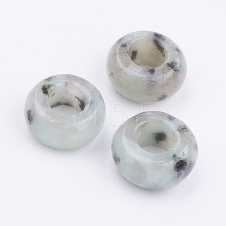 Natural Sesame Jasper/Kiwi Jasper Beads G-K216-01E-1