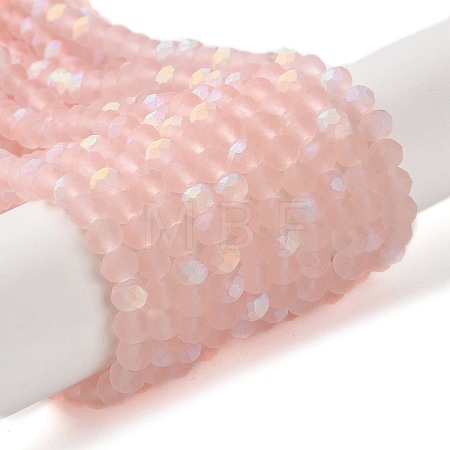 Transparent Glass Beads Strands X1-EGLA-A034-T4mm-MB22-1
